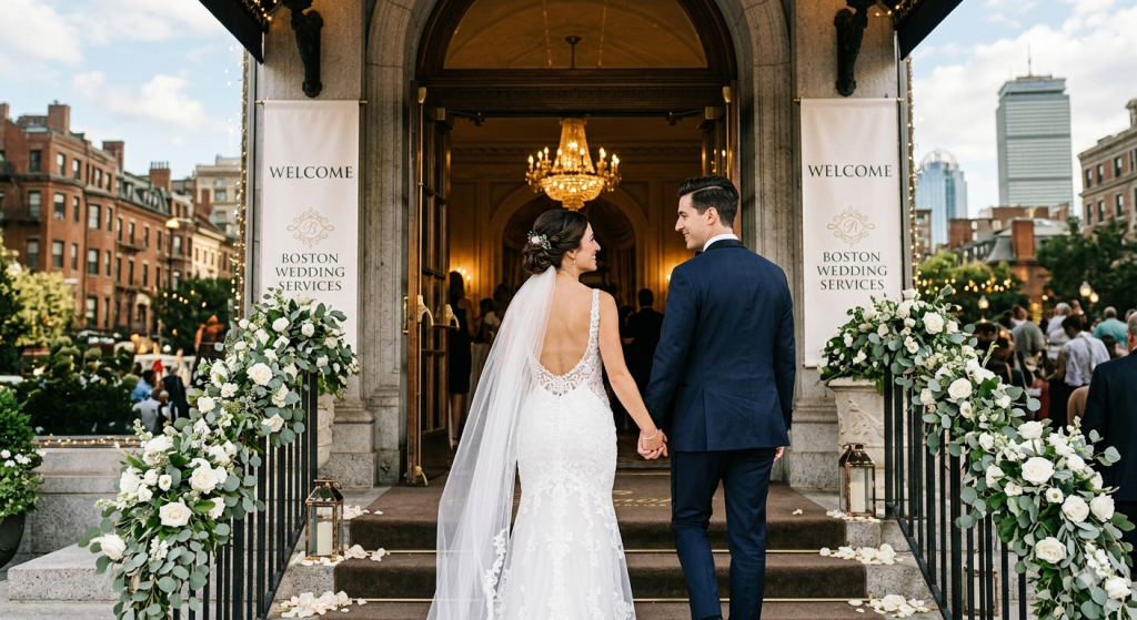 Wedding limo service across boston