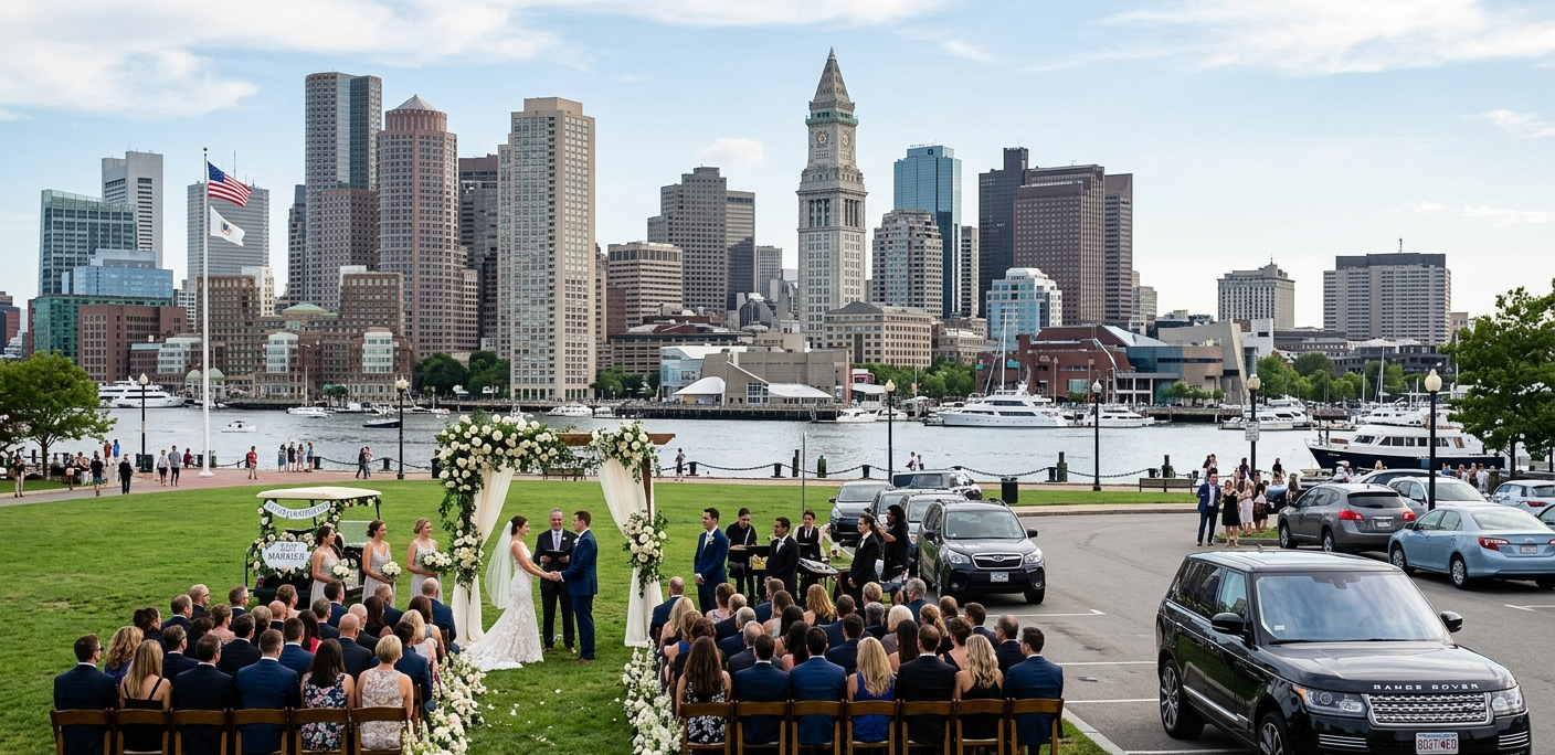Wedding Limo Services Across Boston
